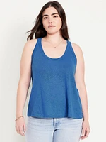 Linen-Blend Tank Top