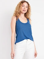 Linen-Blend Tank Top