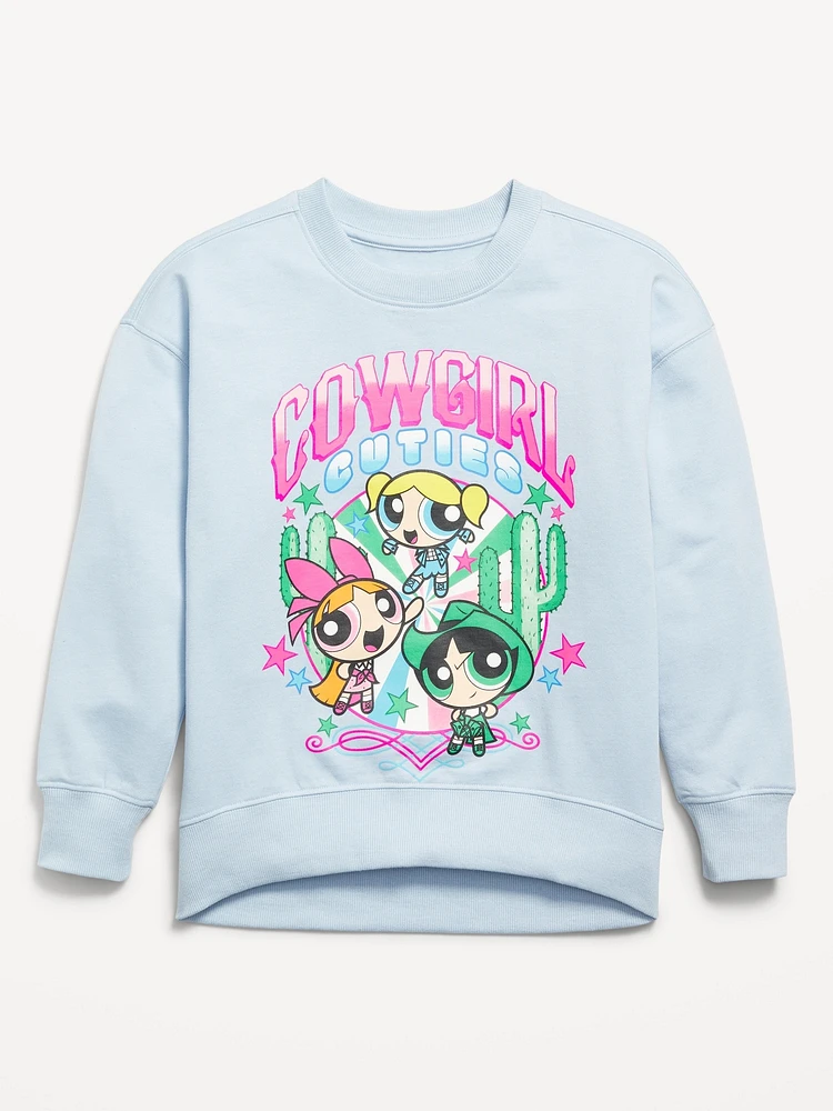 The Powerpuff Girls'™ Oversized Graphic Tunic Sweatshirt for Girls