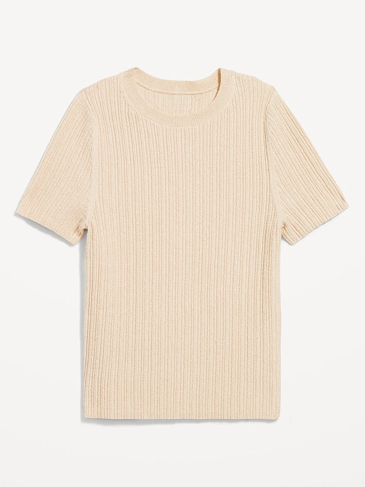 Textured Bouclé T-Shirt