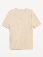 Textured Bouclé T-Shirt