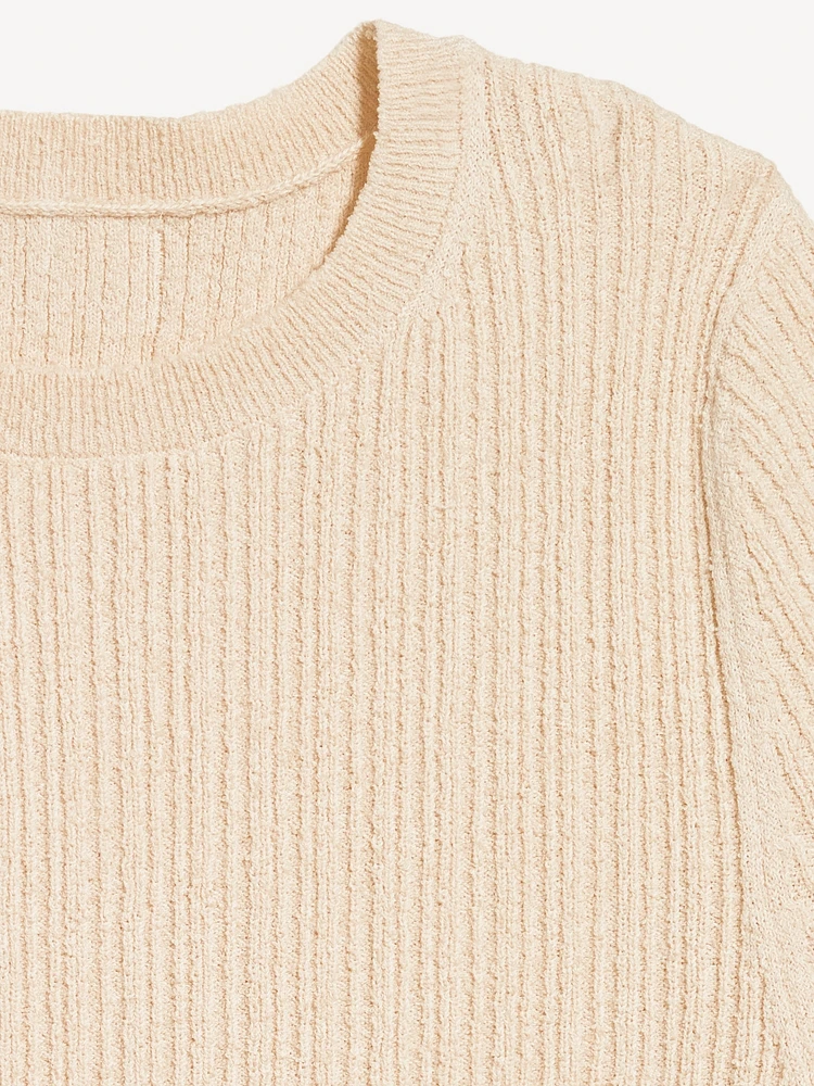 Textured Bouclé T-Shirt