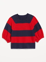 SoSoft Puff-Sleeve Sweater