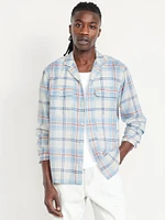 Lightweight Plaid Pocket Shirt