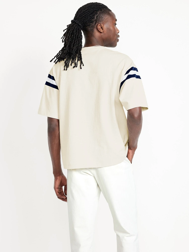 Heavyweight Football-Style T-Shirt