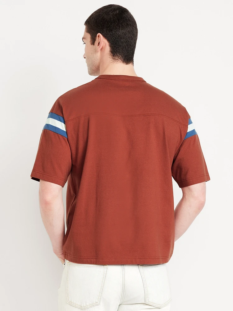 Heavyweight Football-Style T-Shirt