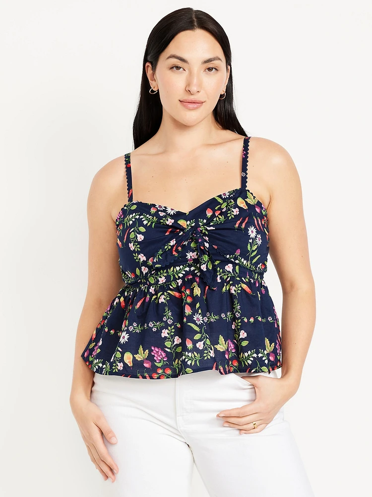 Fit & Flare Peplum Top