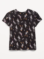 Printed Softest Short-Sleeve T-Shirt for Girls