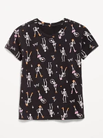 Printed Softest Short-Sleeve T-Shirt for Girls