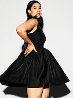 The Occasion by Old Navy Fit & Flare Taffeta Mini Dress