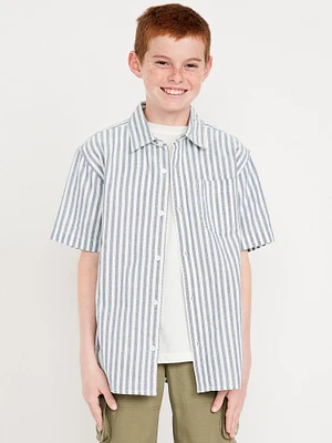 Short-Sleeve Oxford Shirt for Boys