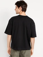 Garment-Dyed Cropped T-Shirt