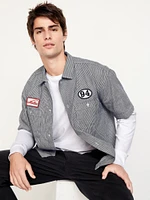 Cropped Utility Dobby Shirt