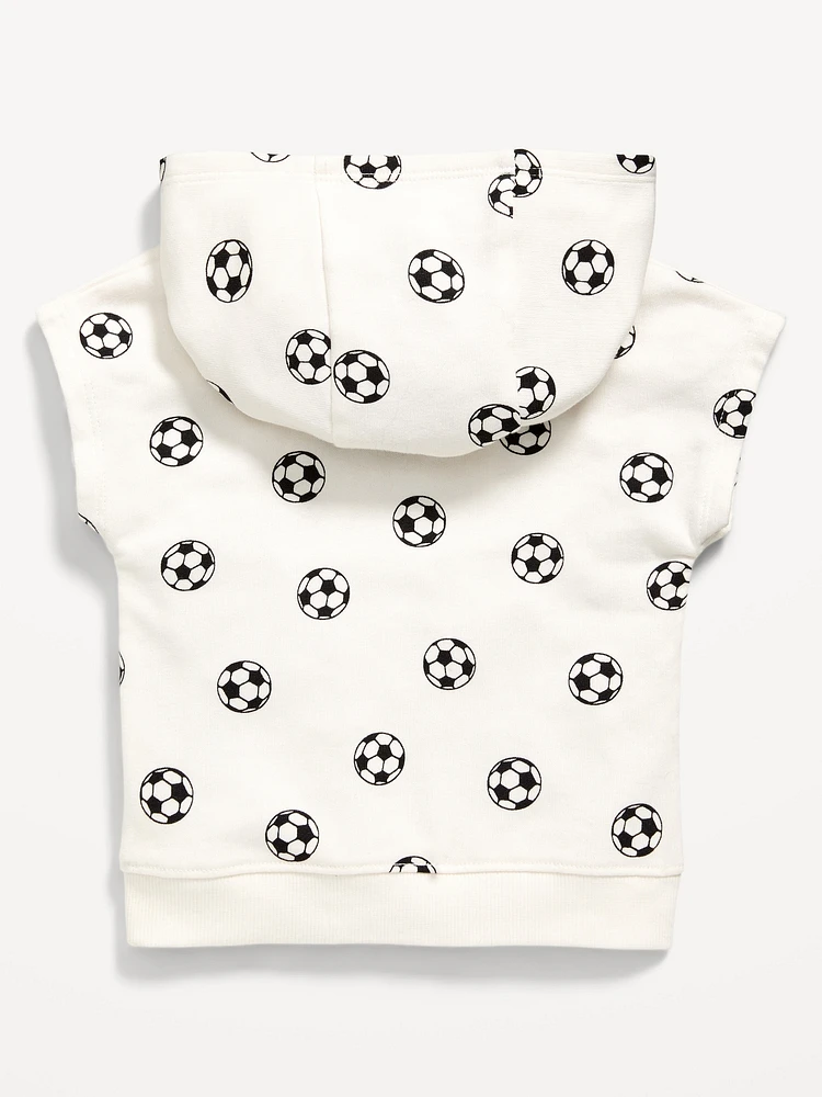 Printed Dolman-Sleeve French Terry Pullover Hoodie for Baby