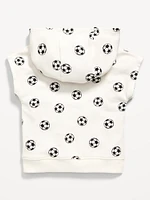 Printed Dolman-Sleeve French Terry Pullover Hoodie for Baby