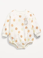 Disney© Long-Sleeve Fleece One-Piece Romper for Baby