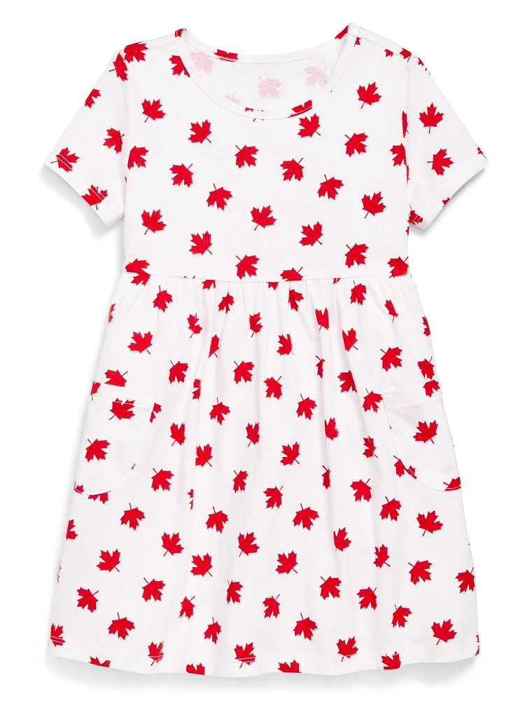 Short-Sleeve Dress for Toddler Girls