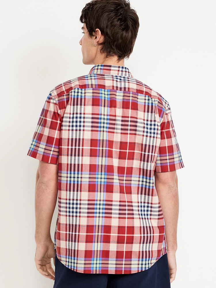 Classic Fit Everyday Plaid Shirt