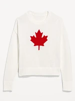 Canada Leaf Graphic Sweater