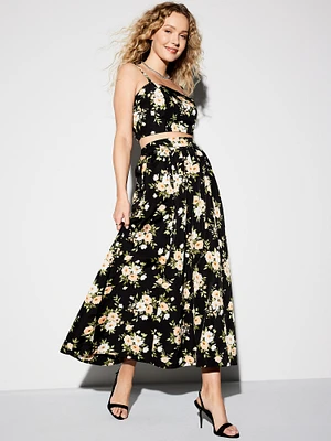 The Occasion by Old Navy High-Waisted Taffeta Midi Skirt
