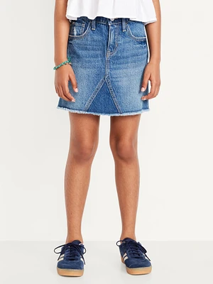 High-Waisted Jean Skirt for Girls