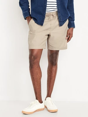 Twill Jogger Shorts -- 7-inch inseam