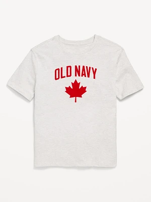 Short-Sleeve Canada Logo-Graphic T-Shirt for Boys