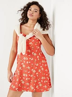 Fit & Flare Mini Dress