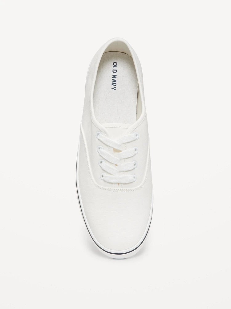 Canvas Prep Sneakers for Women