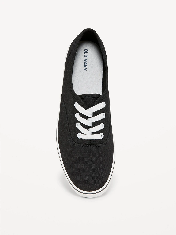 Canvas Prep Sneakers for Women