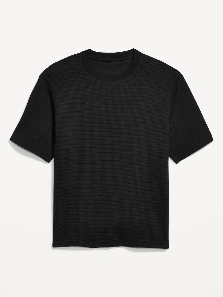 Waffle-Knit T-Shirt