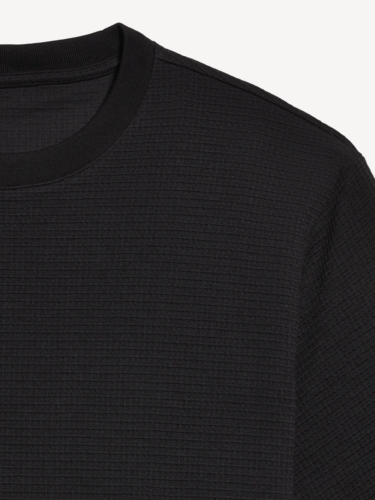 Waffle-Knit T-Shirt