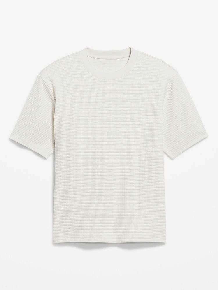 Waffle-Knit T-Shirt