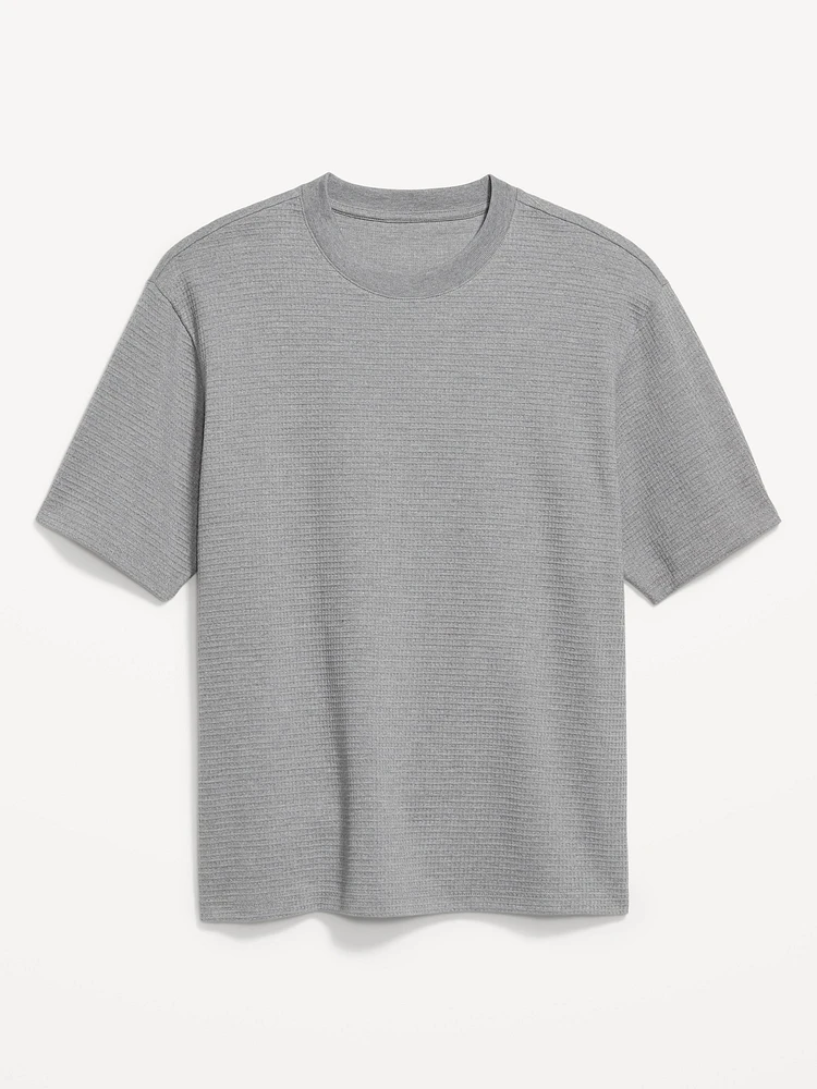 Waffle-Knit T-Shirt