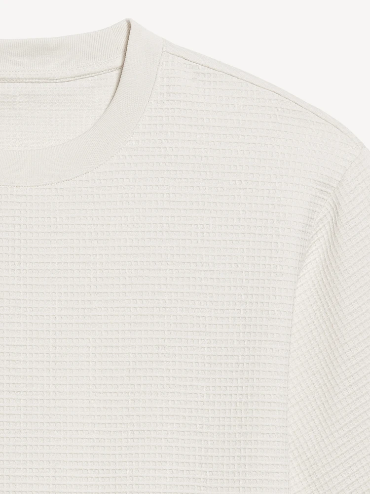 Waffle-Knit T-Shirt