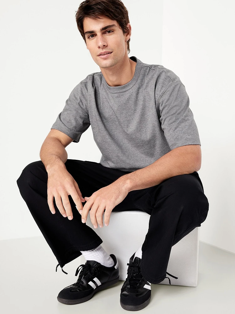 Garment-Dyed Cropped T-Shirt