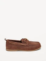 Faux-Leather Boat Shoes for Boys