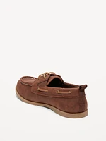 Faux-Leather Boat Shoes for Boys