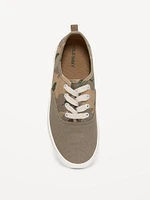 Canvas Lace-Up Sneakers for Boys