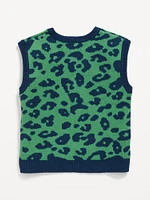 Oversized Vest for Toddler Boys