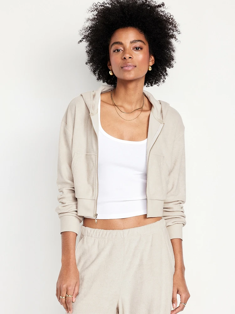 Terry Zip Hoodie