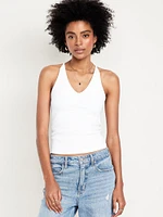 Racerback Crop Tank Top