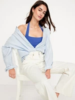 Double-Layer Halter Top