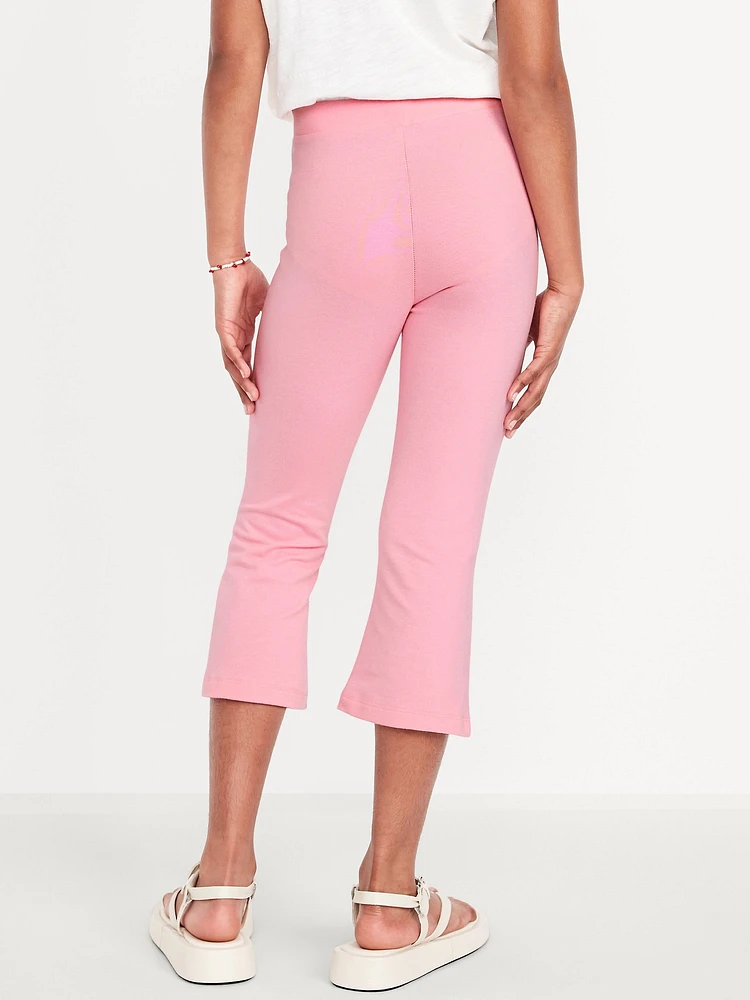 High-Waisted Kick Flare Leggings for Girls
