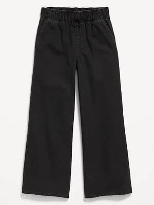 High-Waisted Baggy Wide-Leg Pull-On for Girls