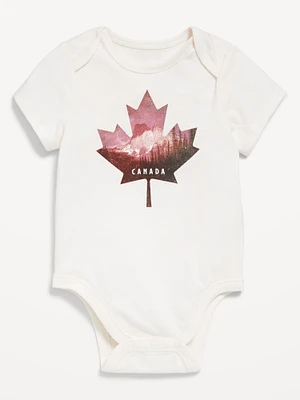 Short-Sleeve Canada Graphic Bodysuit for Baby