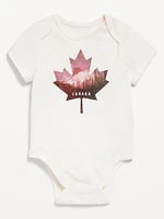 Short-Sleeve Canada Graphic Bodysuit for Baby