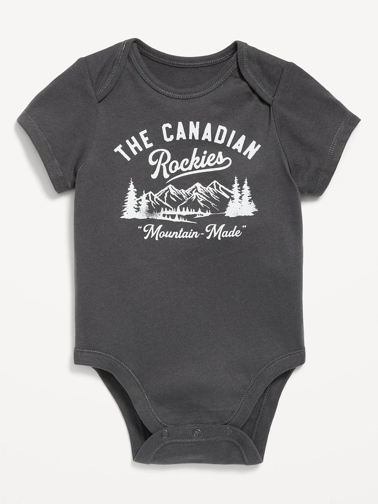 Short-Sleeve Canada Graphic Bodysuit for Baby