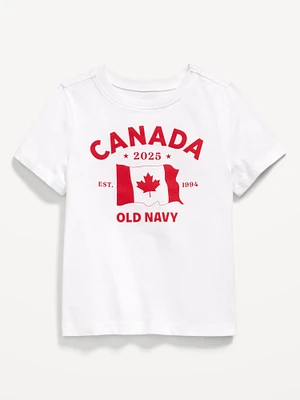 Unisex Canada Logo-Graphic T-Shirt for Toddler