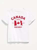 Unisex Canada Logo-Graphic T-Shirt for Toddler